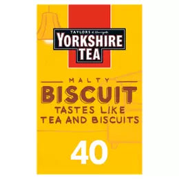 Yorkshire Tea Biscuit flavour 40 Tea Bags 112g