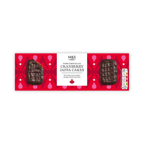 M&S Dark Chocolate Cranberry Jaffa Cakes 125g