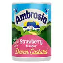 Ambrosia Strawberry Flavour Custard 400g can