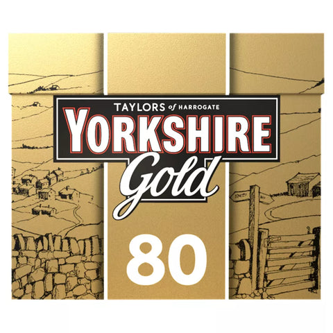 Taylors of Harrogate Yorkshire GOLD Tea 80 Tea Bags
