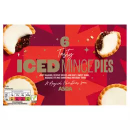 ASDA 6 Iced Mince Pies