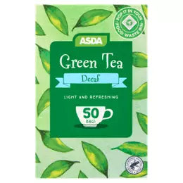 ASDA Green Tea Decaf 80 Tea Bags 232g