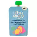 ASDA Little Angels Organic Sweet Potato, Red Lentil & Spinach Dhal baby food 7+ Months 130g