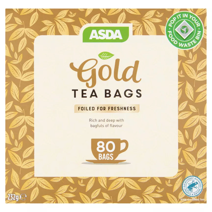 ASDA decaf Tea Bags 80k  232g