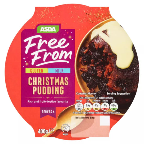 ASDA Free From Christmas Pudding 400g