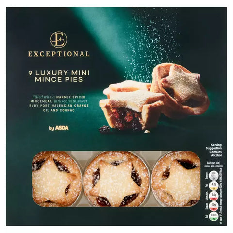ASDA Exceptional  9 Luxury Mini Mince Pies