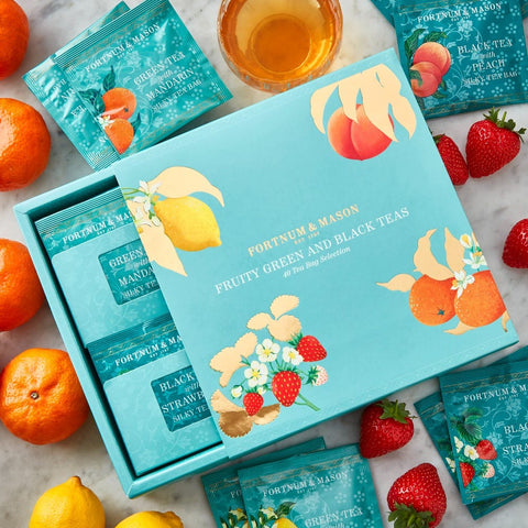 Fortnum & Mason Fruit Scented Tea Selection, 40 Silky Tea Bags, 80g