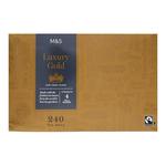 M&S Gold Teabags 240 per pack  750g