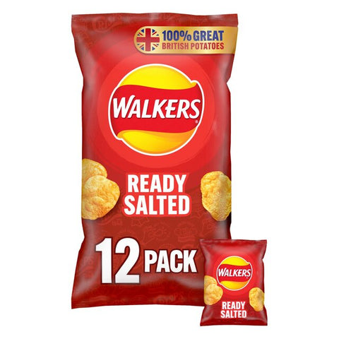Walkers Ready Salted Multipack 6x25g