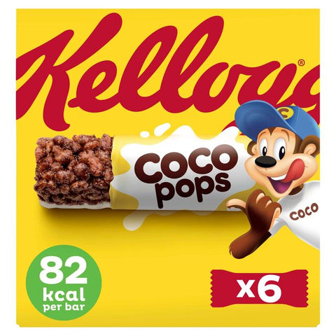 Kellogg's Coco Pops Cereal Bars 6x20g