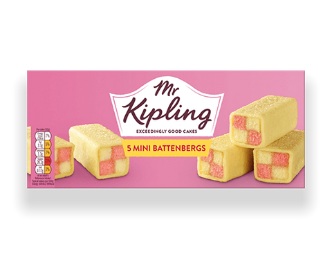 Mr Kipling Mini Battenberg Cakes 5pk