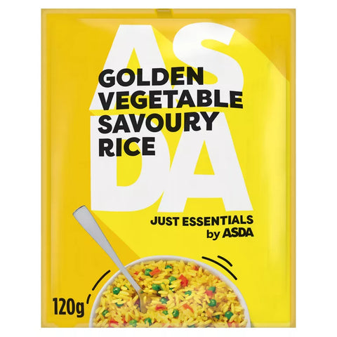 ASDA Essentials Golden Vegetable Savoury Rice 120g