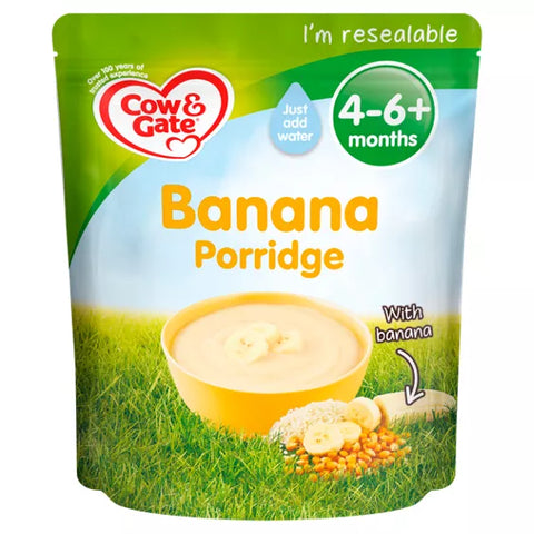 Cow & Gate Banana Porridge 4-6+months