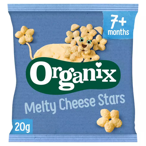 Organix Cheese Stars Organic 7+months 20g
