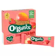 Organix Strawberry Organic Oaty Bars 6x23g  12+months