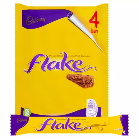 Cadbury Flake Chocolate Bar 4 Pack