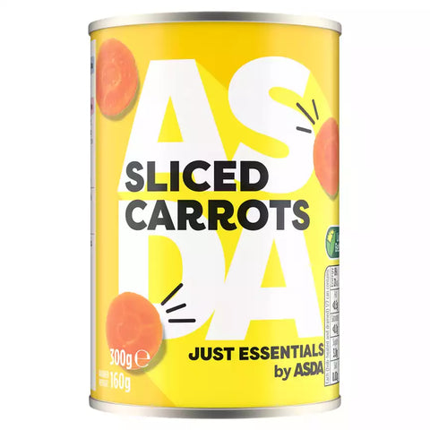 ASDA Essentials Sliced Carrots 300g