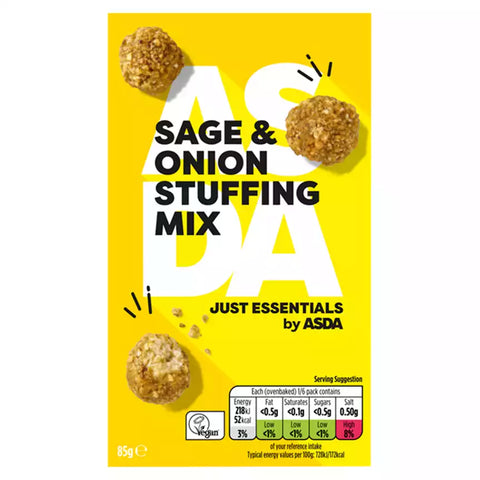 ASDA Essentials Sage & Onion Stuffing Mix 85g