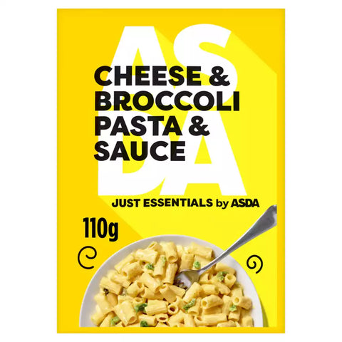 ASDA Essentials Cheese & Broccoli Pasta & Sauce 110g