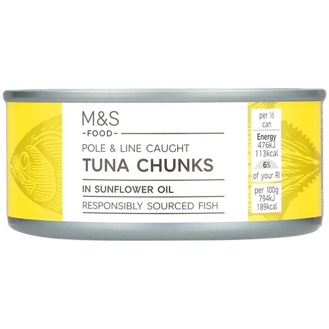 M&S Tuna Steak in sunflower oil 165g