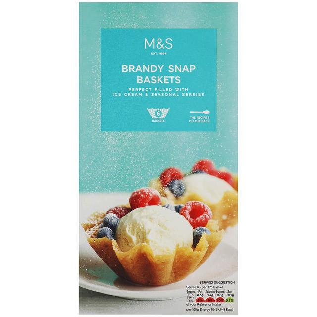 M&S Brandy Snaps 100g