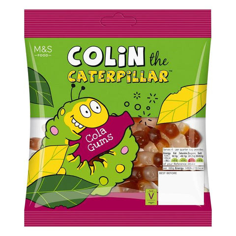 M&S Colin the Caterpillar Cola Gums 170g