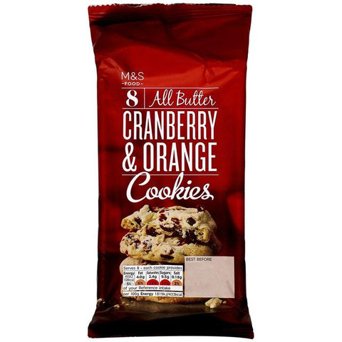 M&S Cranberry & Orange Cookies 200g