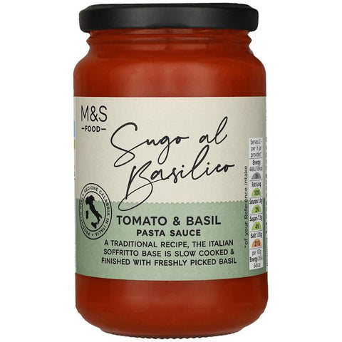 M&S Made in Italy Tomato & Basil Pasta Sauce 340g