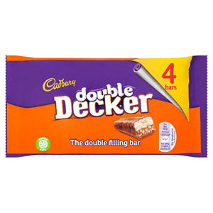 Cadbury Double Decker  Chocolate Bars 4 Pack