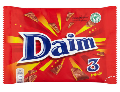 Daim Chocolate Bar 3 Multipack