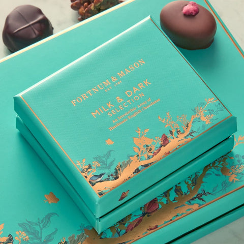 Fortnum & Mason Milk & Dark Chocolate Selection Box 120g