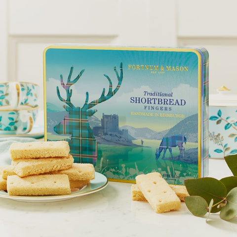 Fortnum & Mason Traditional Shortbread Finger Biscuit Tin 400g